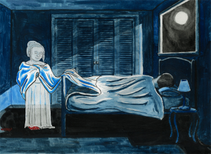 "In the Cold, Cold Night" – 9x12 print